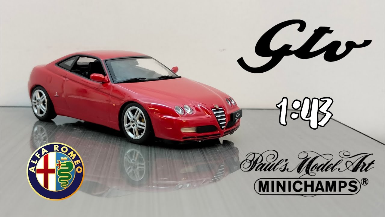 Обзор модели Alfa Romeo GTV 2004г. 1:43 Minichamps
