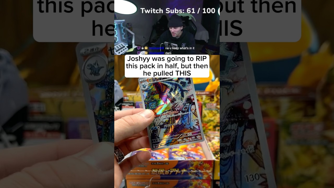 I Almost RIPPED This Pack in HALF, But Then I Pulled This&hellip; #pokemon #joshwoshyy