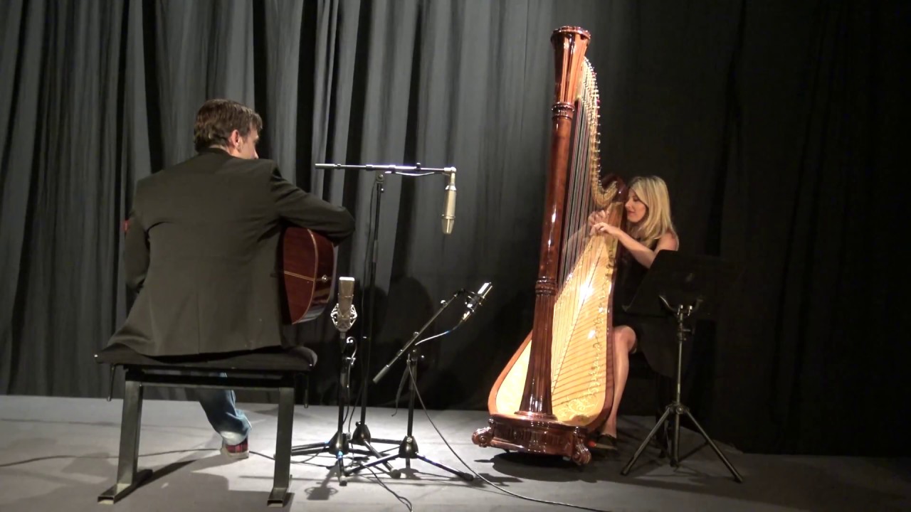 La liste de Schindler-John Williams/ cover Cécile Bonhomme (harpe) et Jean Felix Lalanne (guitare)
