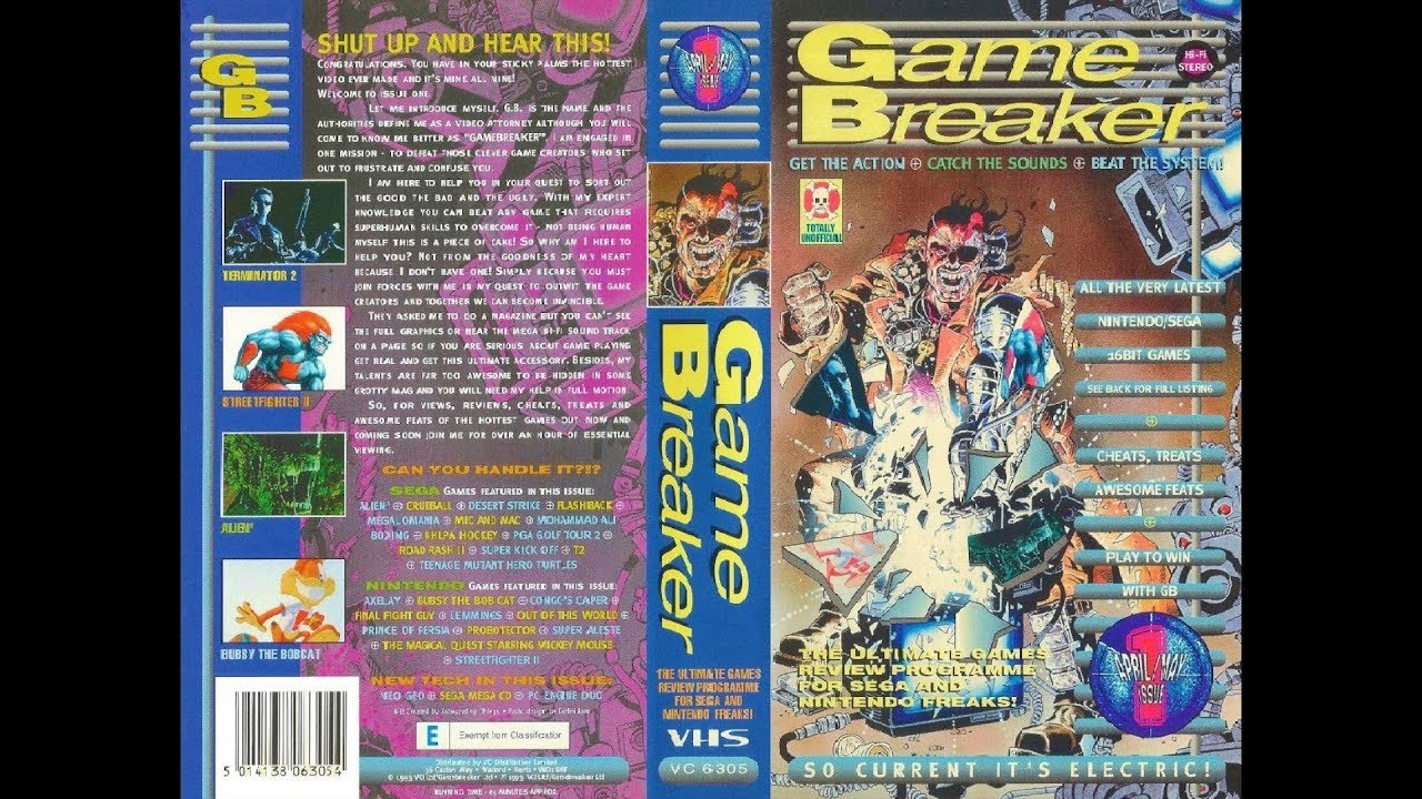 Game Breaker | VHS Gaming Magazine | 1993