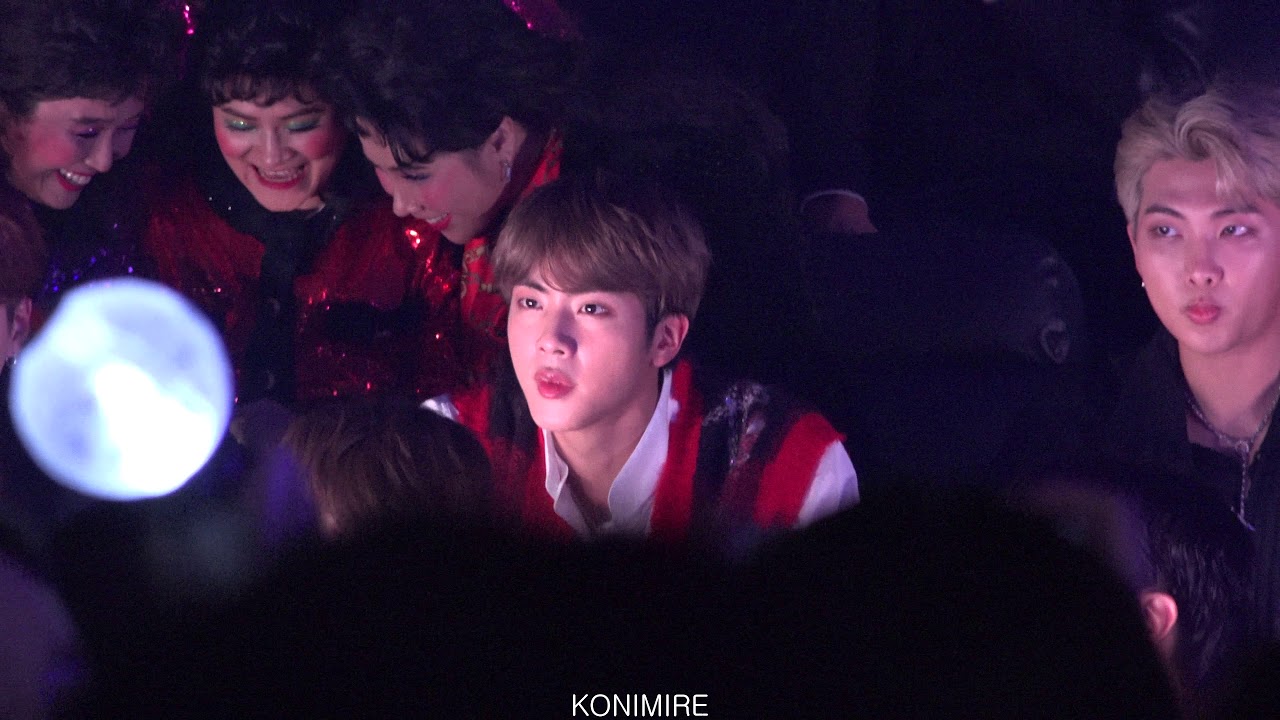 181106 MGA 지니뮤직어워드 대기석 방탄 김석진 JIN