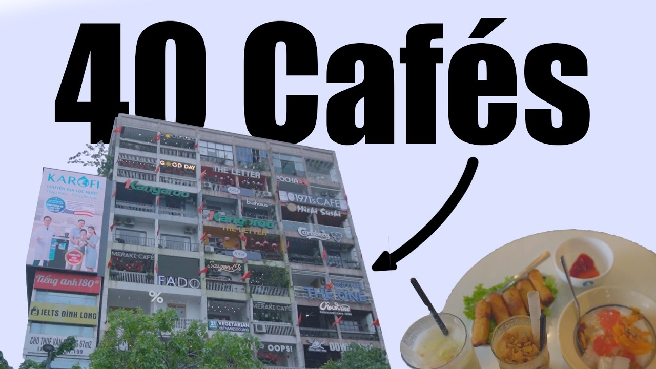 Das coolste Gebäude in Vietnam?  Saigon Cafe Apartments & Poststation