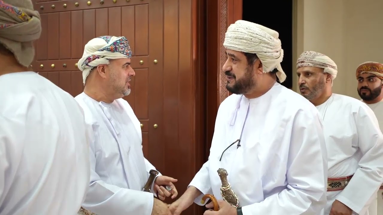 فيديو #عقد_قران الشيخ بدر بن هلال  الحوسني و الشيخ حمد بن حمود بن سلطان  الحوسني 