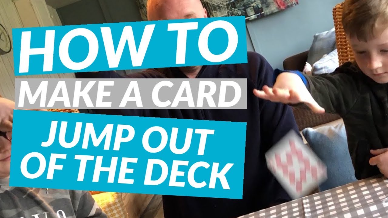 HOW TO: MAKE A CARD JUMP OUT OF THE DECK - CARD TRICK TUTORIAL