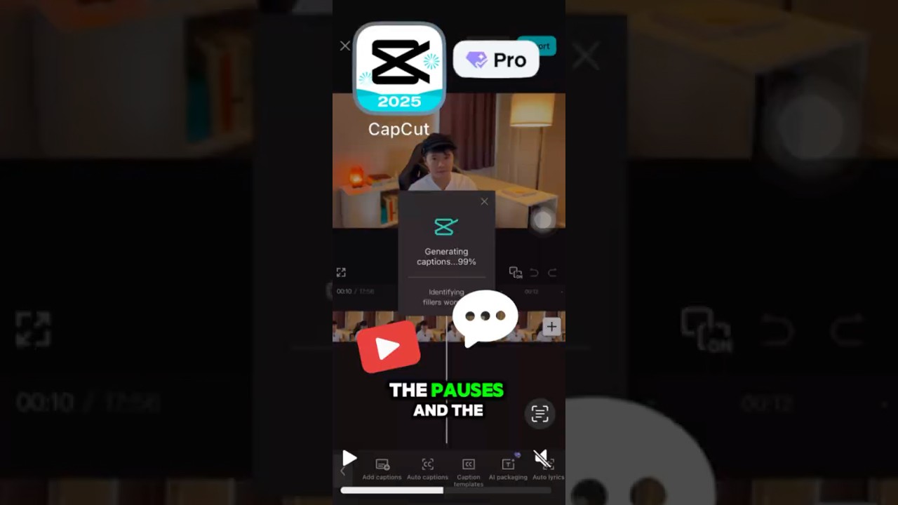 Автоматическое удаление пауз и заполнителей с помощью CapCut Pro | Учебное пособие | #видеомонтаж...