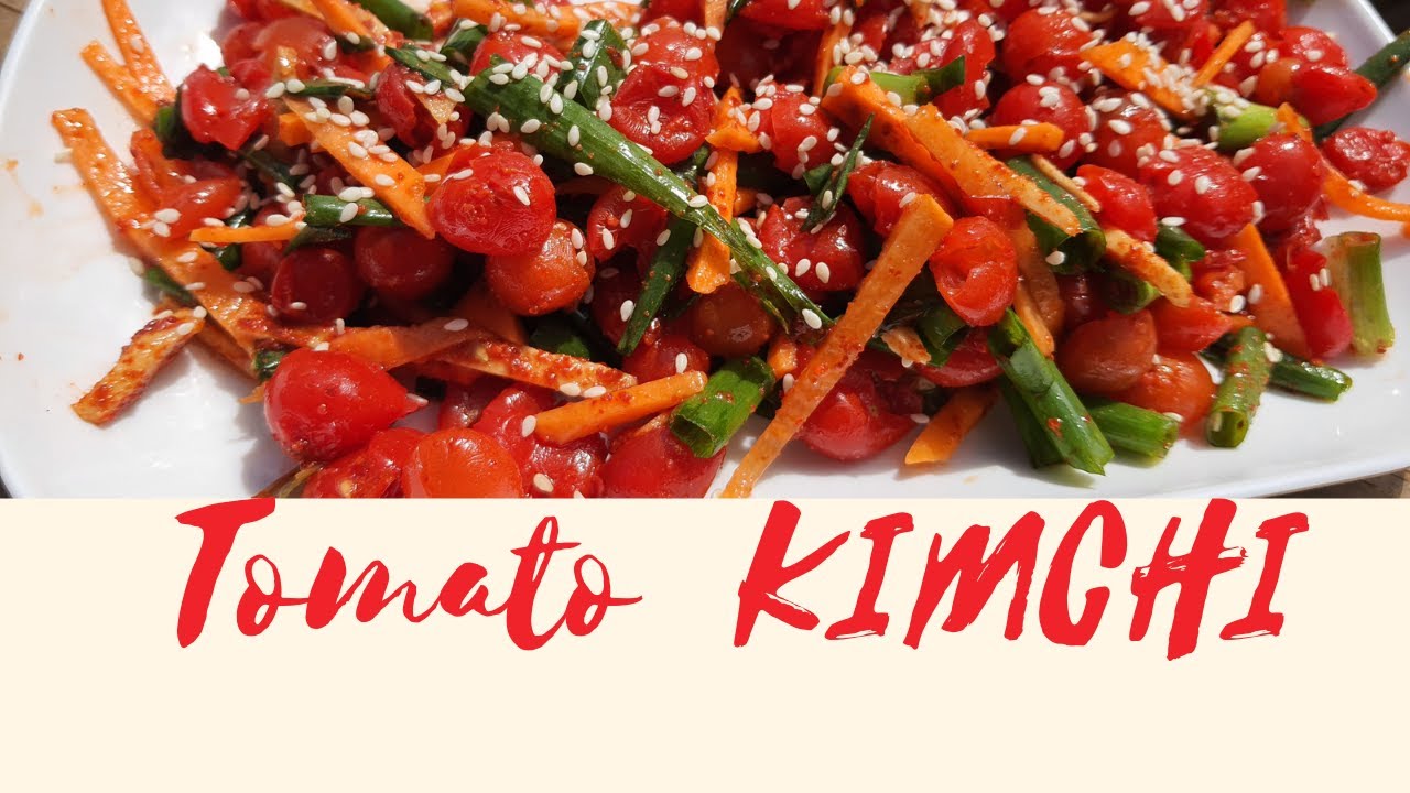 Tomato Kimchi| Fresh Harvest Pimp Tomatoes| First Blossom Recipes