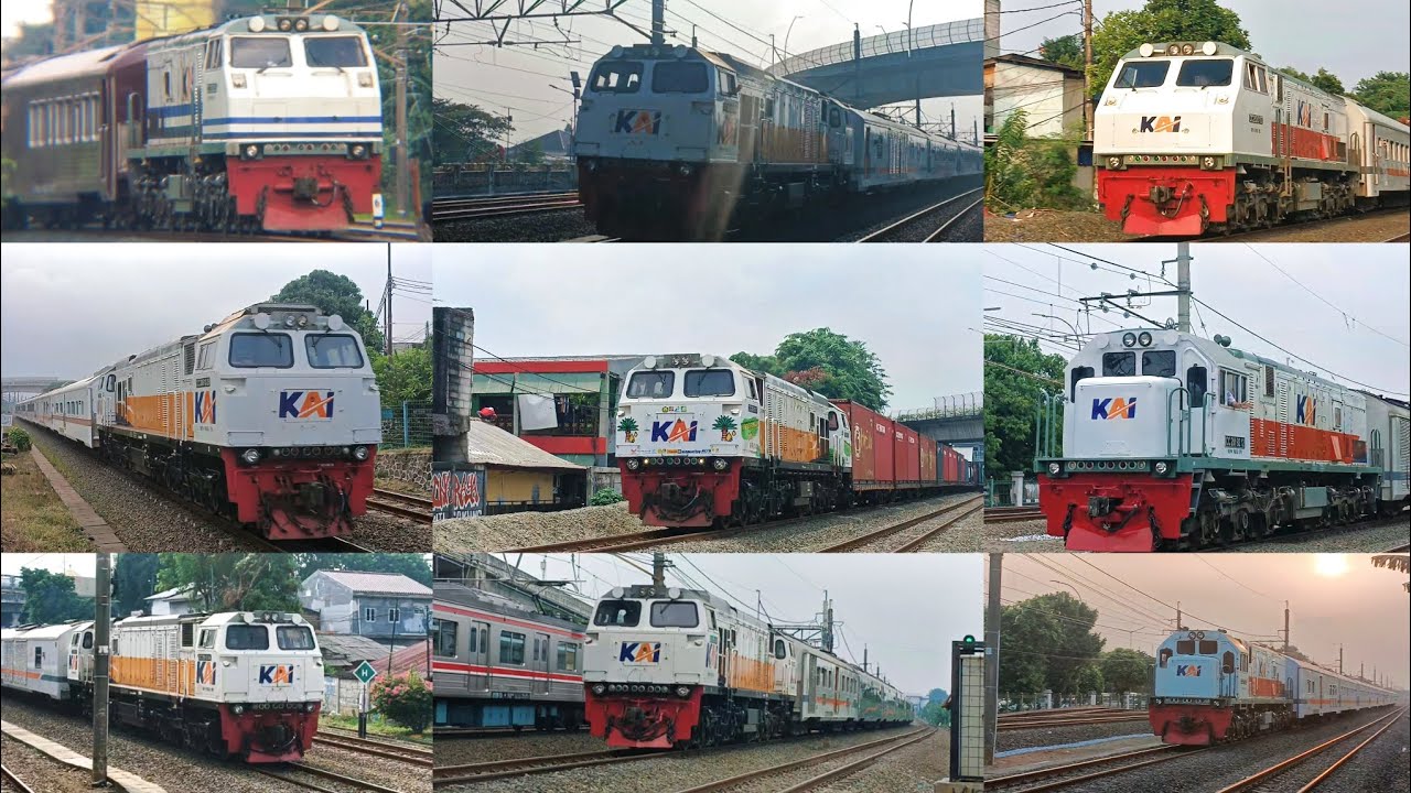 KOMPILASI MOMENT KERETA API BULAN SEPTEMBER 2024