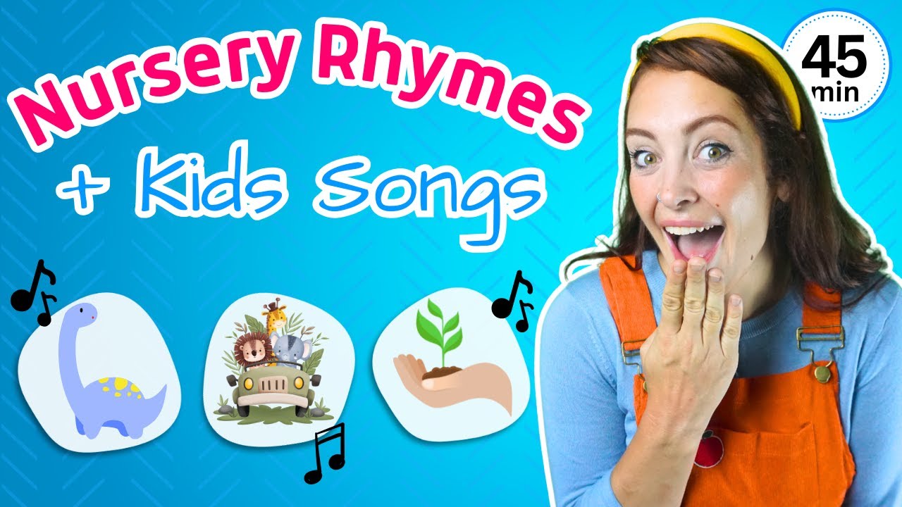 Wind The Bobbin Up, Diplodocus, Wheels On The Bus, The Safari Shuffle | Nursery Rhymes & Kids Songs