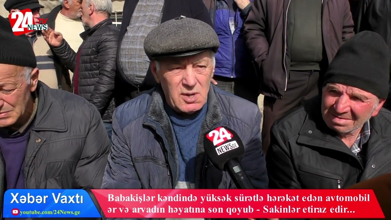 Yüksək sürətlə hərəkət edən avtomobil ər və arvadın həyatına son qoyub - Sakinlər etiraz edir...