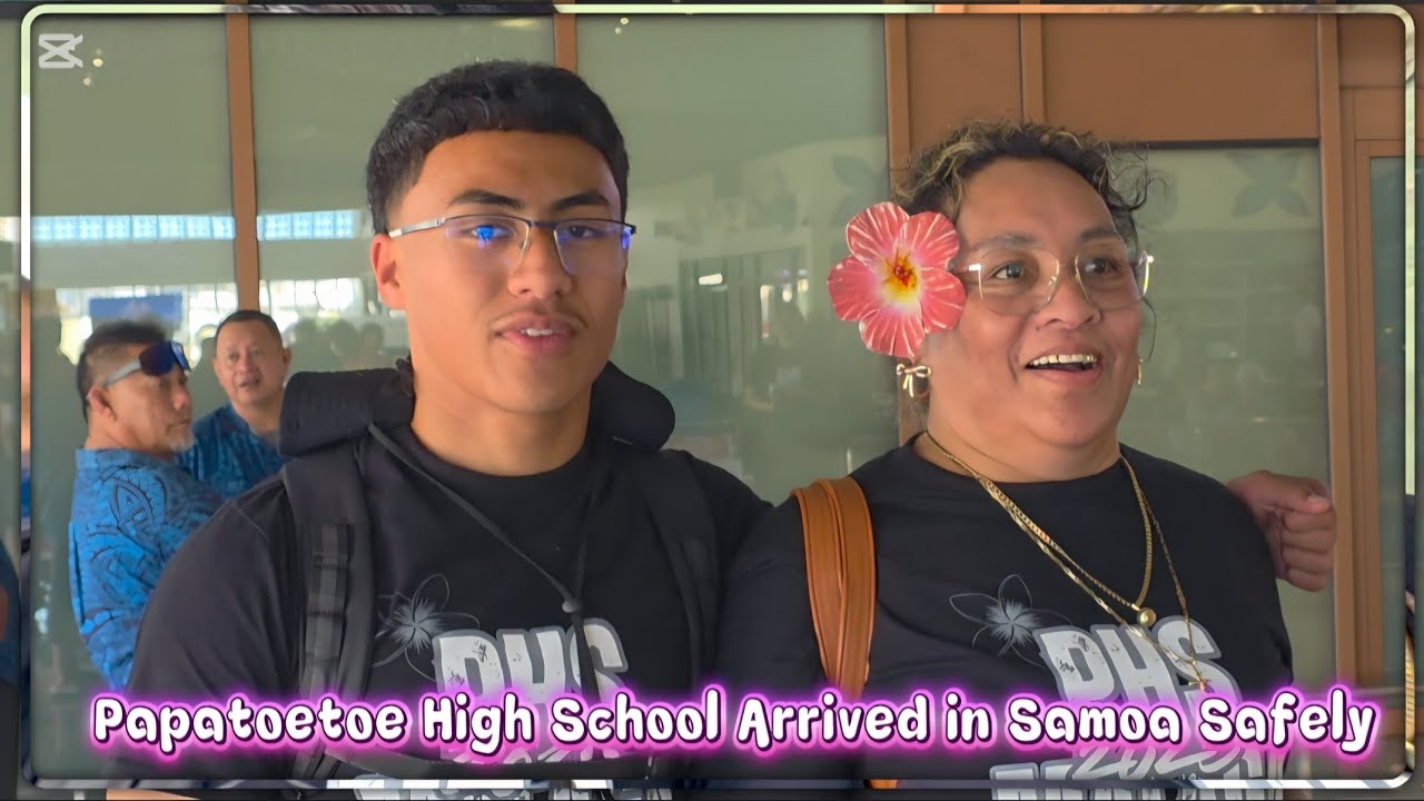 Papatoetoe High School Samoan Group Malaga 2025 in SAMOA. 