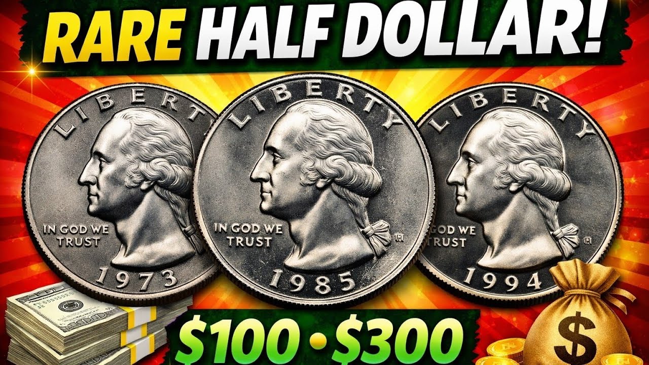 Collectors Are Searching for These Half Dollars! 1973, 1985 & 1994 Coins