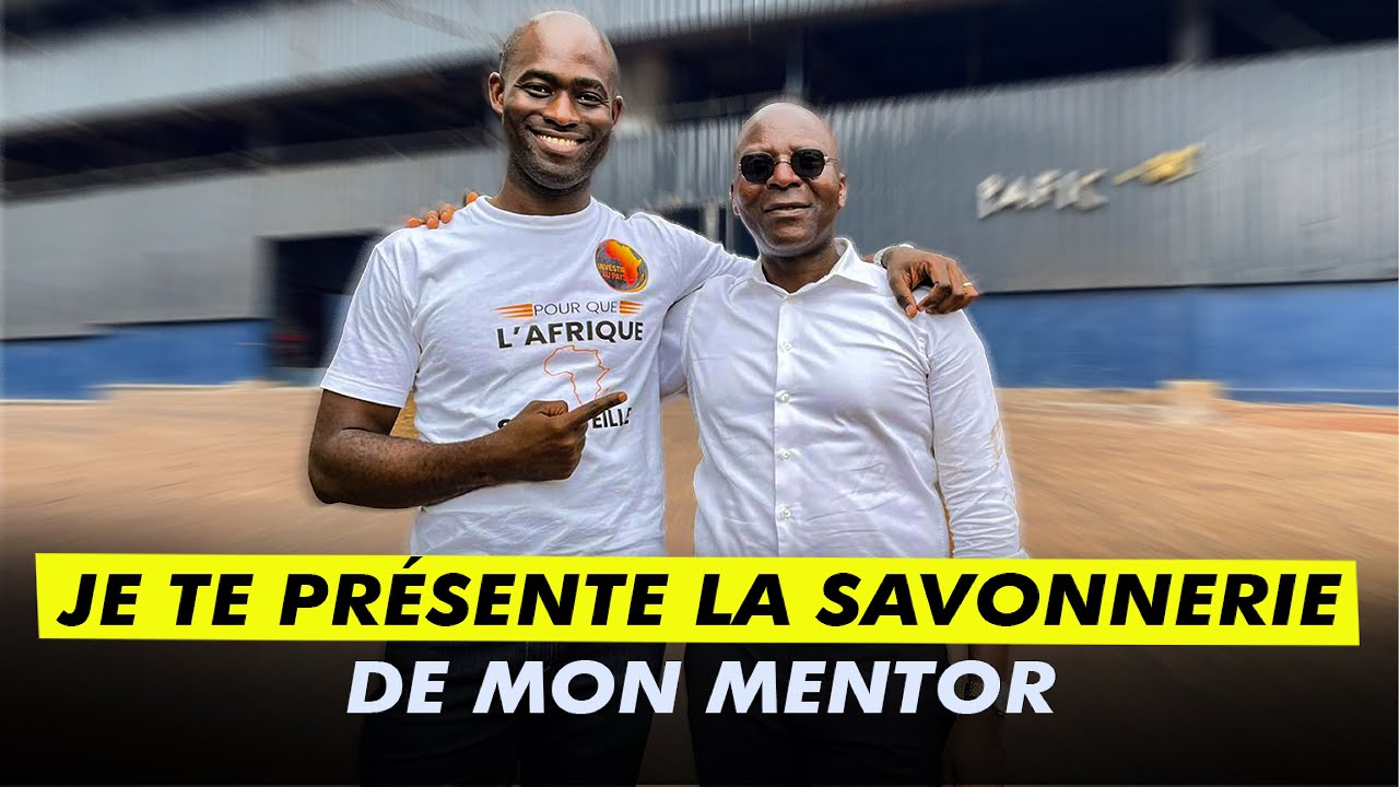 Visite d’une des usines de fabrication de savon de mon mentor.