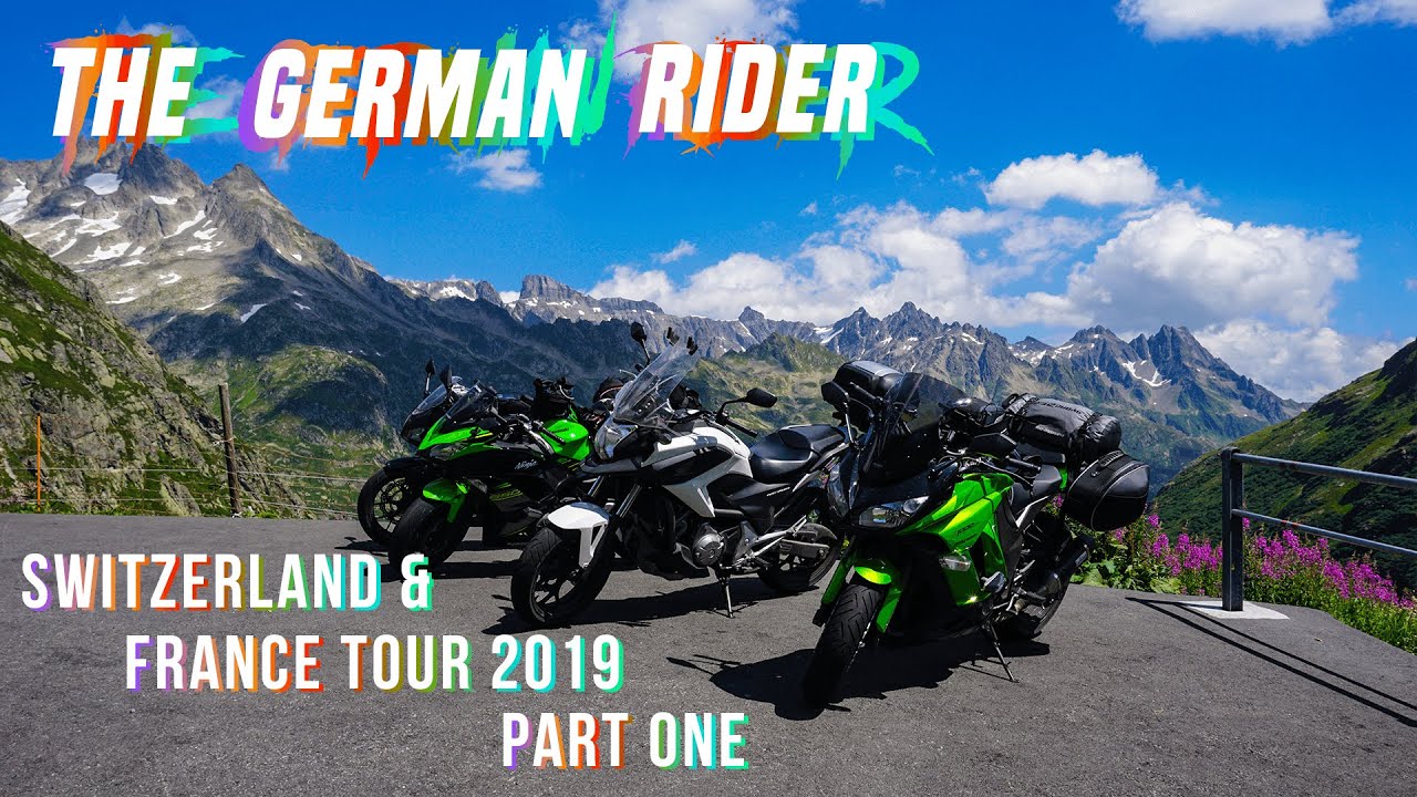 Switzerland & France Tour 2019 part 1 | Kawasaki Ninja 650 | Sustenpass [GoPro]