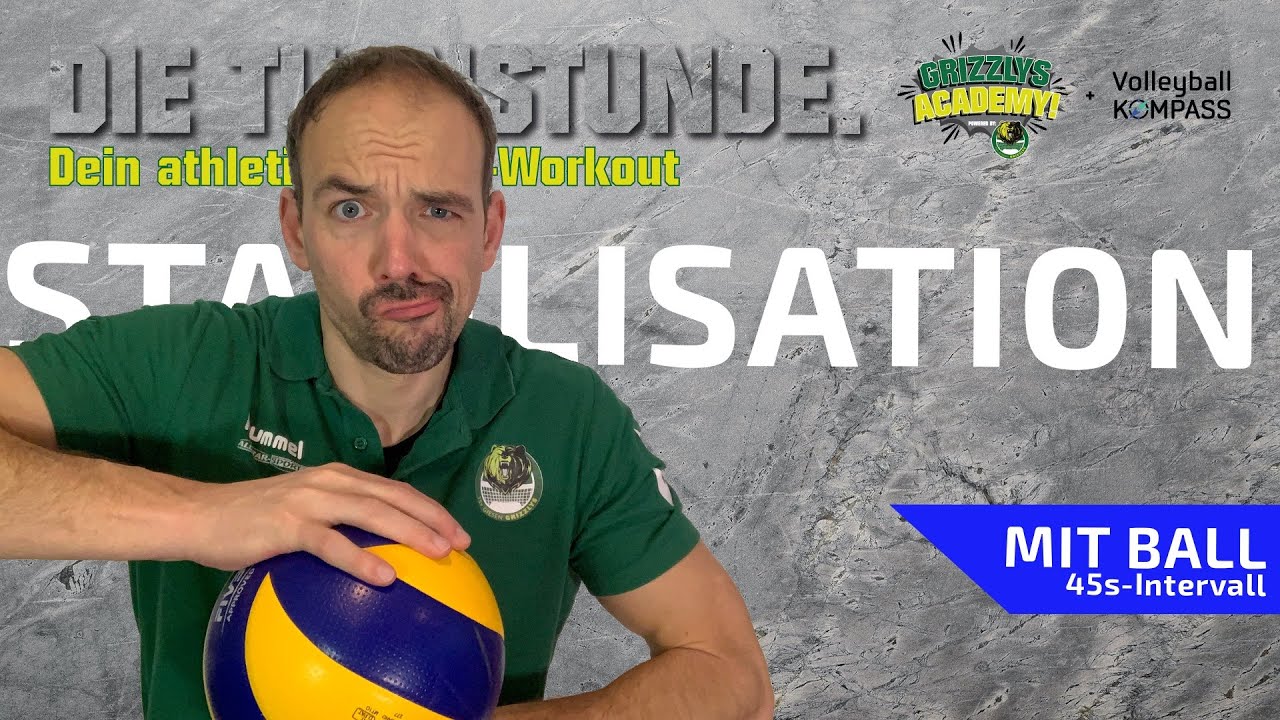 Forderndes Stabi-Training mit Ball: 45s-Zirkel | DailyWorkout@home