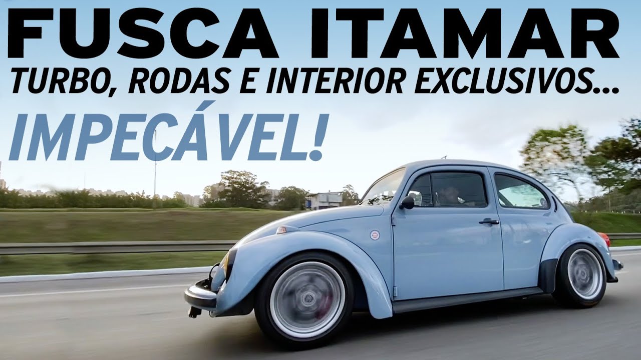 Fusca Itamar: turbo, lindo, com muito de Porsche. Mais um VLOGÃO do Edu Bernasconi