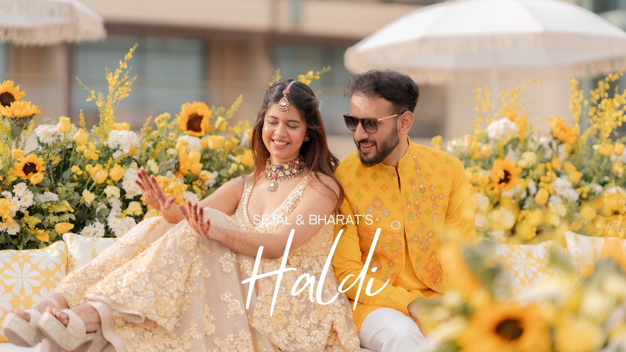 Sejal Kumar & Bharat's Beautiful Haldi at JW Marriott Mussoorie Walnut Grove Resort & Spa
