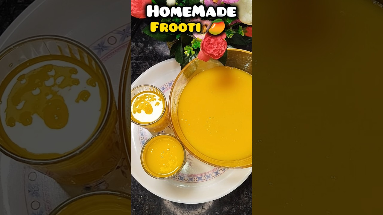 Homemade Frooti Recipe | Homemade Mango Frooti #mummykitchen00 #mangofrootirecipe  #homemadefrooti