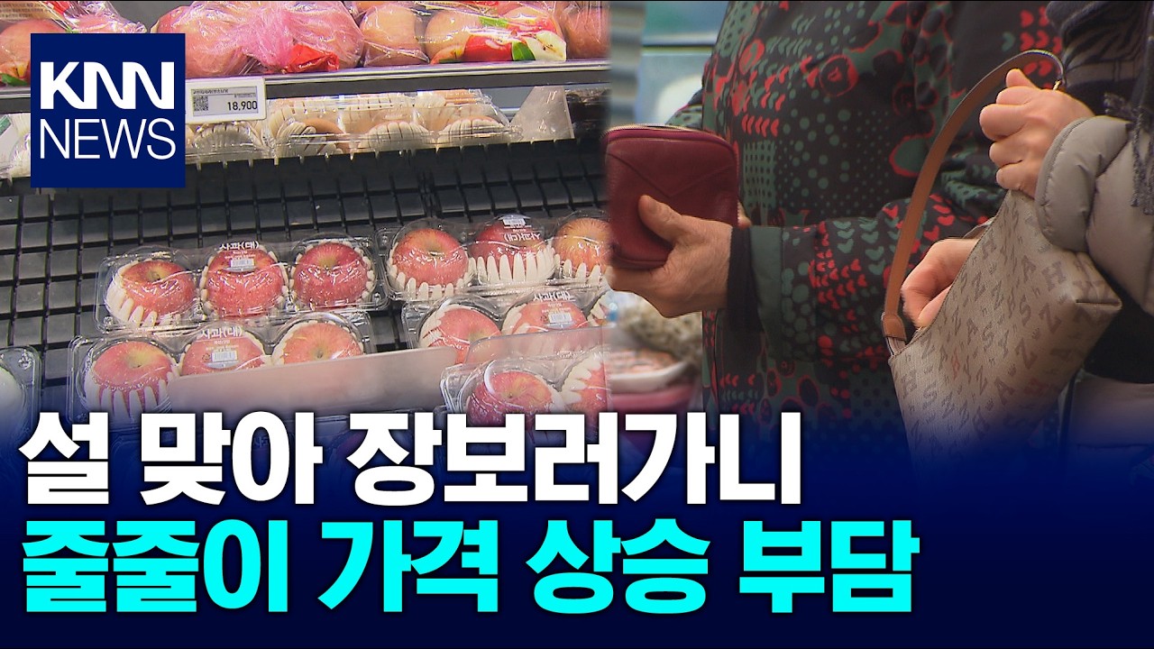 설 성수품 물가 비상, 명절 앞 체감물가 상승 '여전' / KNN