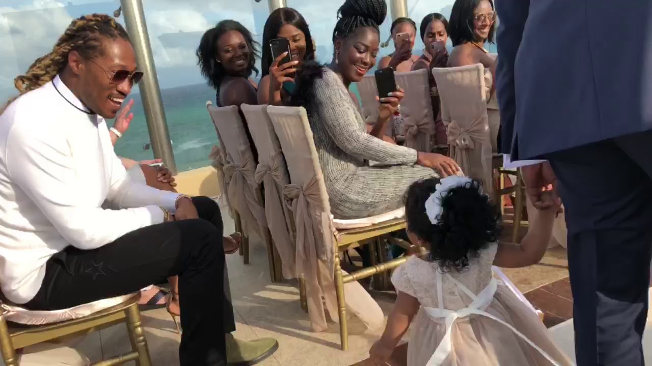 Baby Girl recognizes Future at wedding. FULL VIDEO