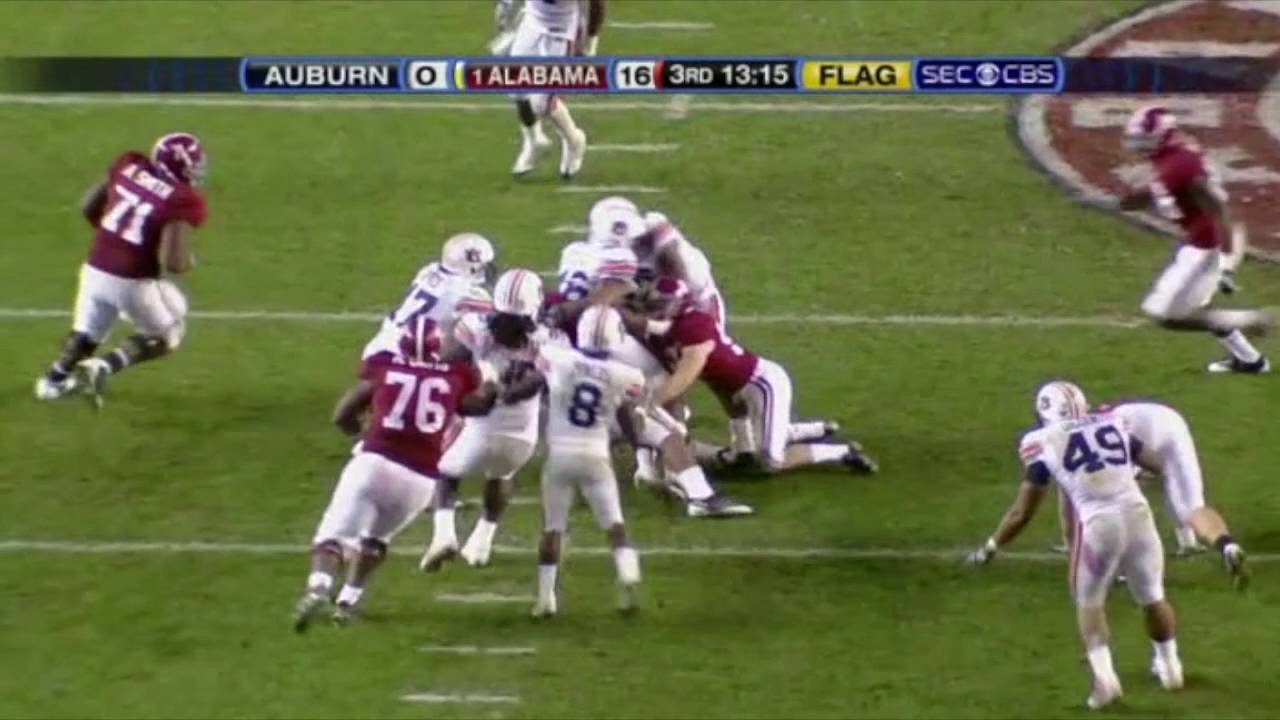 2008 Auburn vs. #1 Alabama Highlights