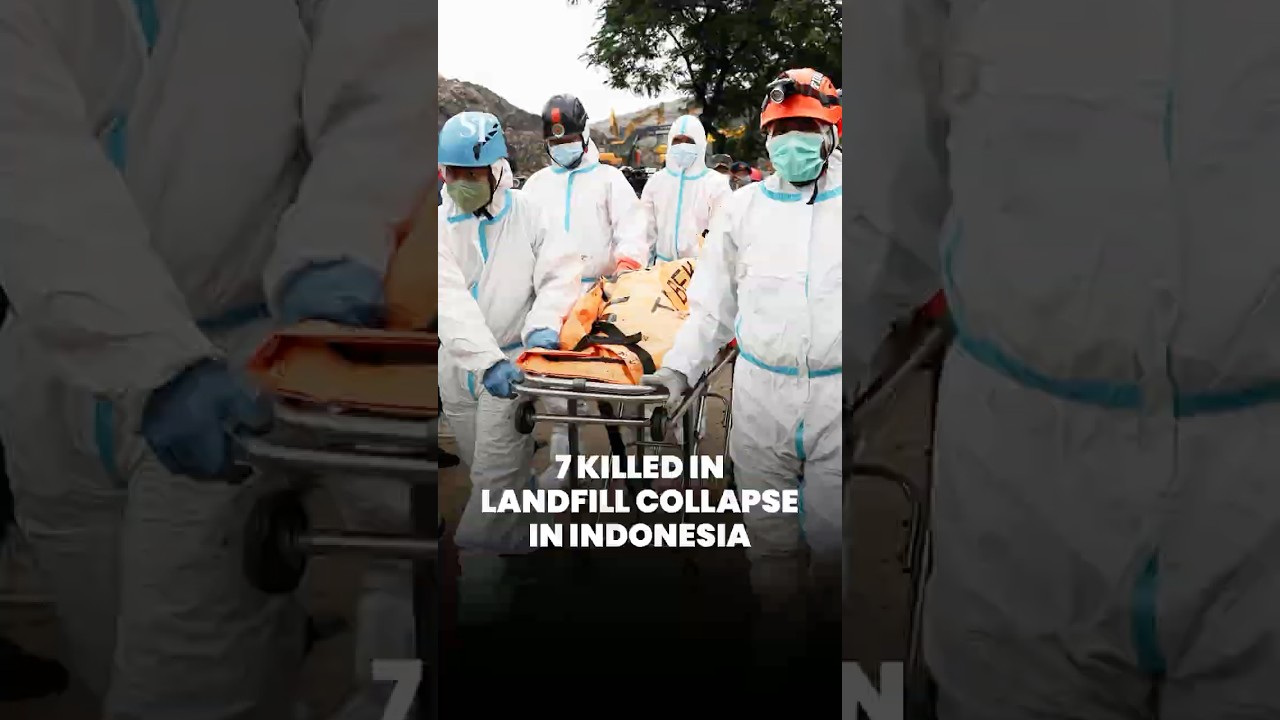 7 dead after landfill collapse in Indonesia