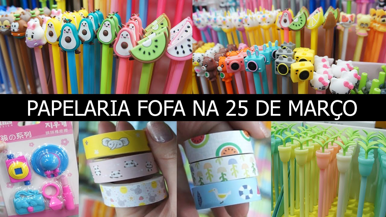 PAPELARIA TUMBLR FOFA NA 25 DE MARÇO - TITIA PRESENTES