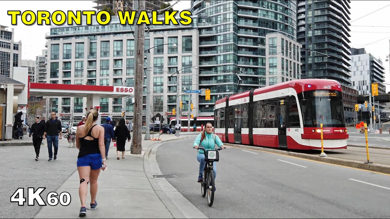 Downtown Toronto Pandemic Walk - Bathurst Street on May 2, 2020 [4K]
