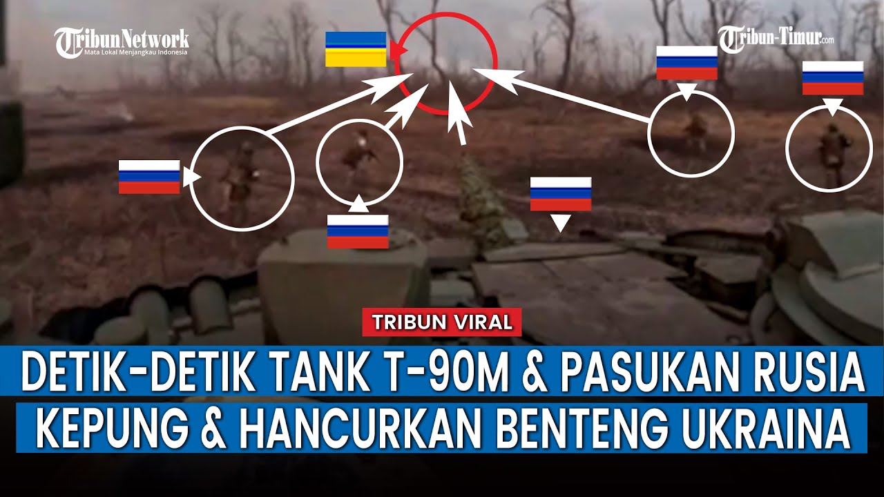 [FULL] Aksi Tank T-90M Rusia, Tembak Lokasi Vital Tentara Ukraina