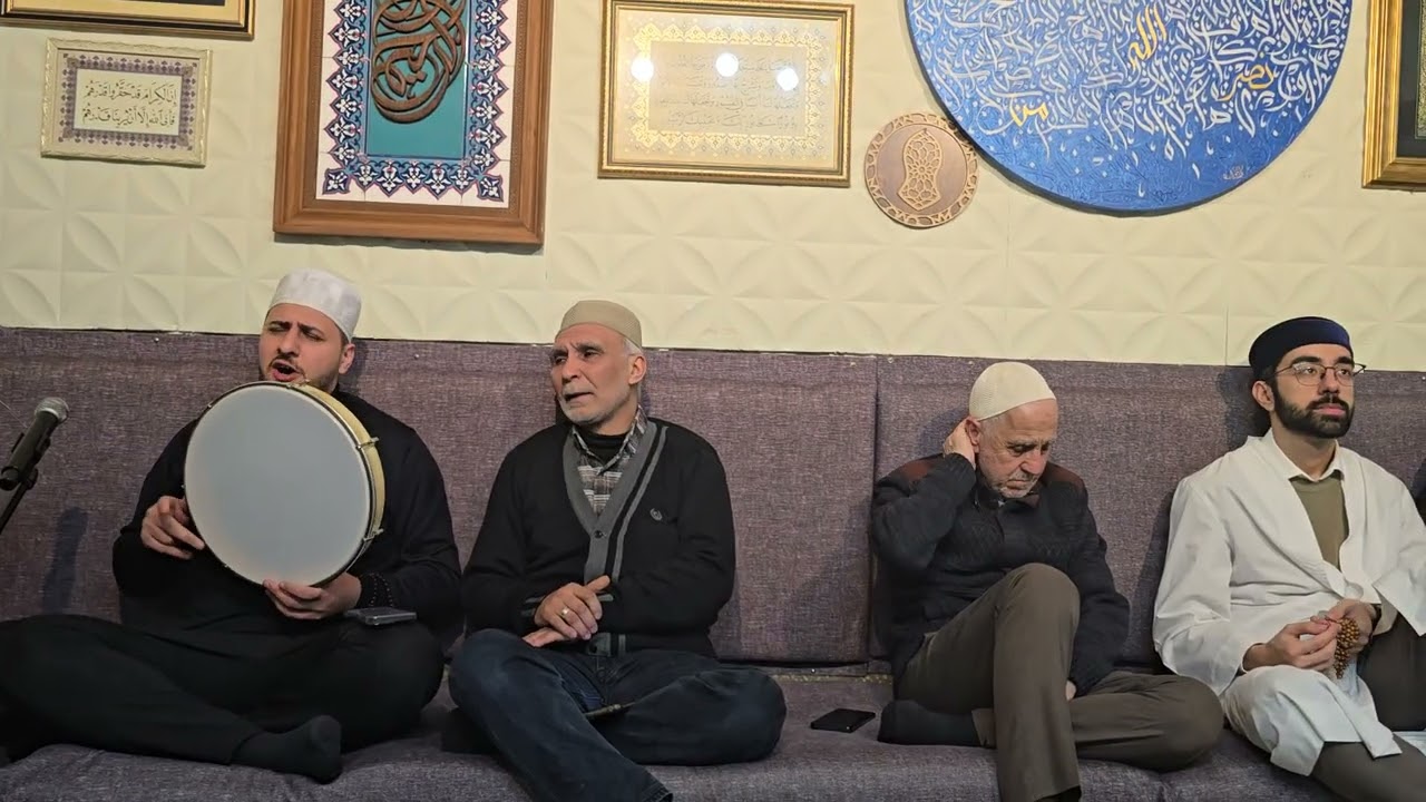 هل هلالك يا رمضان بصوت المنشد ابراهيم الاسعد في الزاوية النقشبندية اسطنبول بحضور باقة من العلماء 