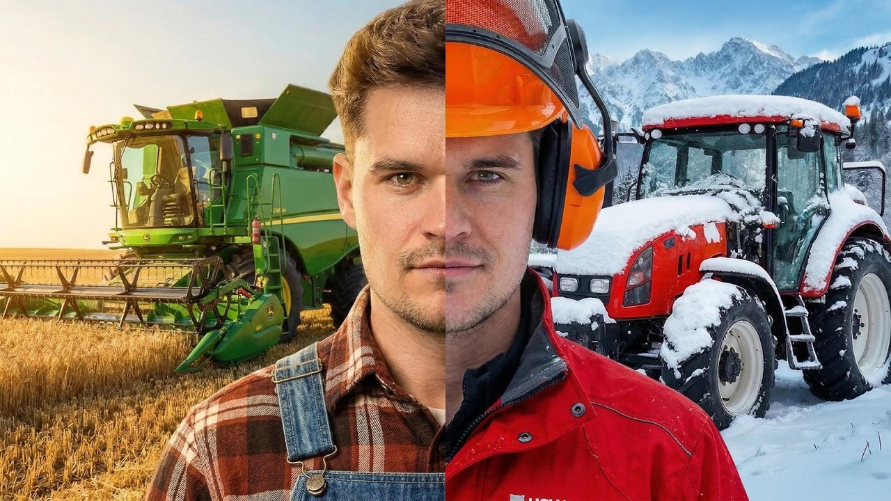 Was machen Landwirte im Winter? 1 Tag Landwirt