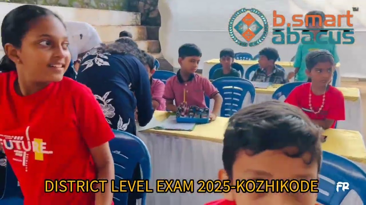 B.Smart Abacus District Level Exam @kozhikode