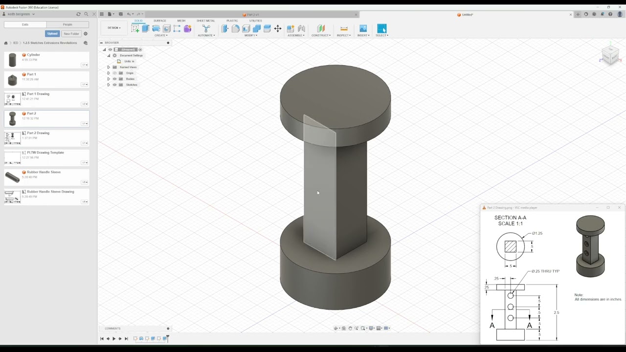 PLTW IED 1.2.5 Part 2 Tutorial