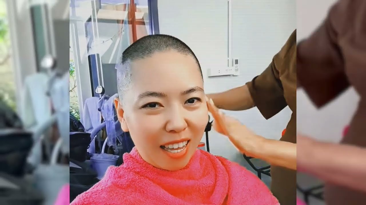 Buzzcut to Gone Full Bold 💇‍♀️🪒 | Fearless Girl’s Ultimate Bold Transformation 🔥💇‍♀️