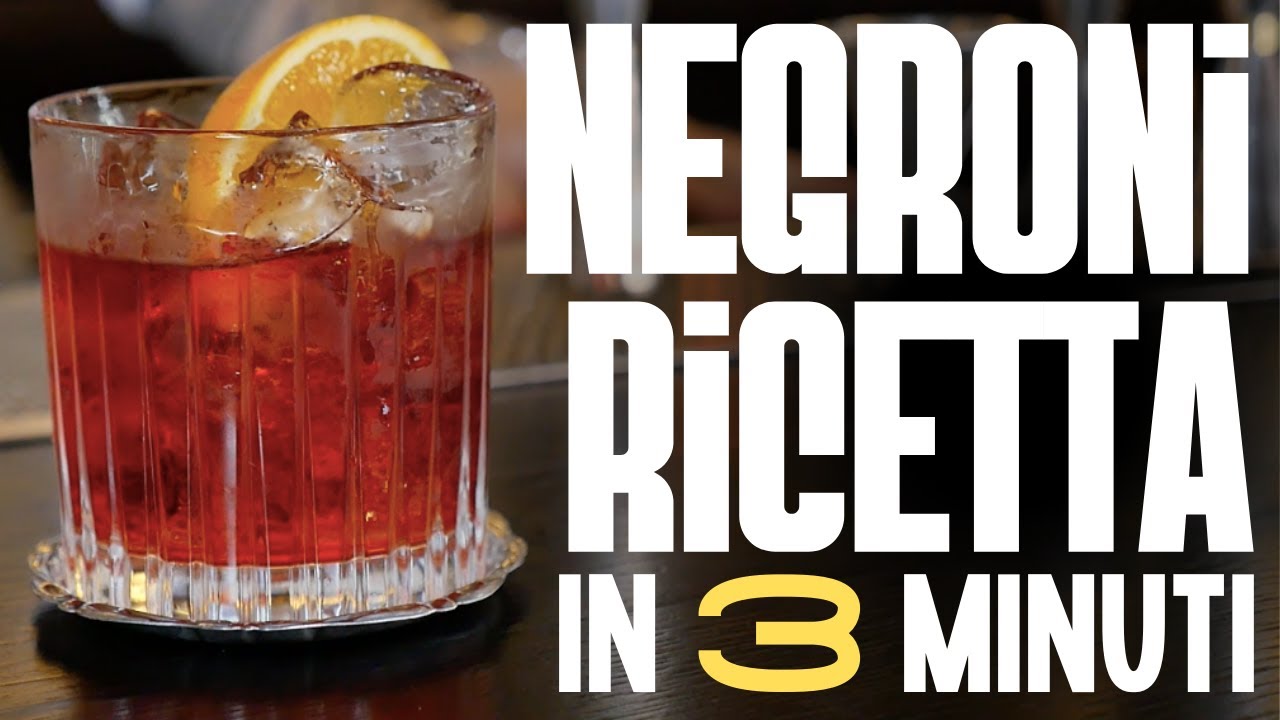 Il Negroni: Il Re eletto da un CONTE - Ricetta e Preparazione | Italian Bartender