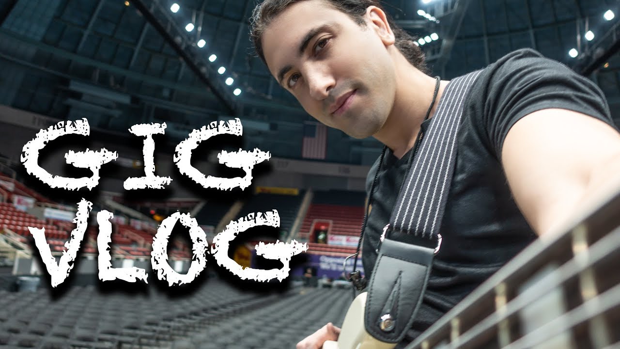 Playing an arena show - Gig Vlog at the Bojangles Coliseum in Charlotte NC