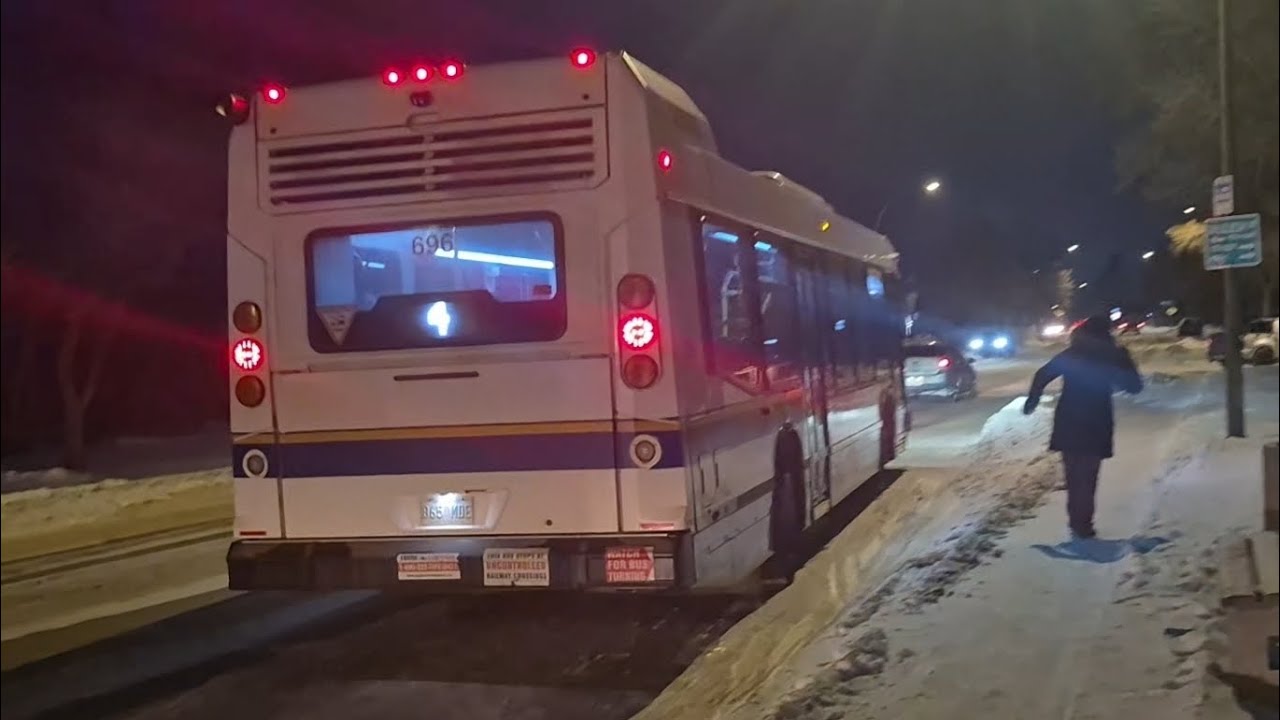 Onboard Regina Transit 2016 NovaBUS LFS #696