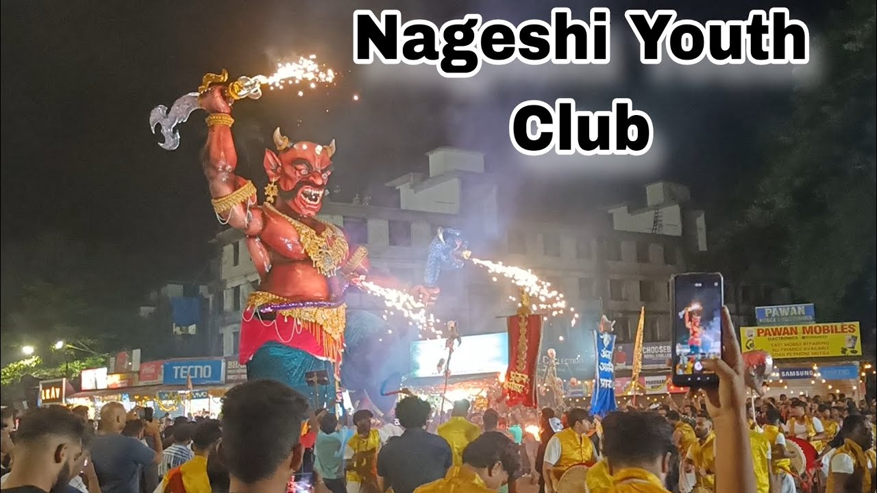 Nageshi Youth Club 2024 1st place at Ponda | Narakasur competition in Goa 2024 | Narkasur Vadh