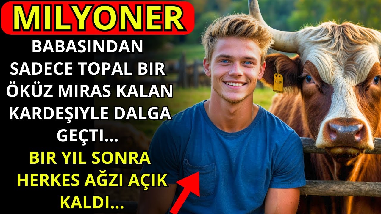 BİR MİLYONER, BABASINDAN SADECE TOPAL BİR ÖKÜZ MİRAS ALAN KARDEŞİYLE DALGA GEÇTİ... BİR YIL SONRA...