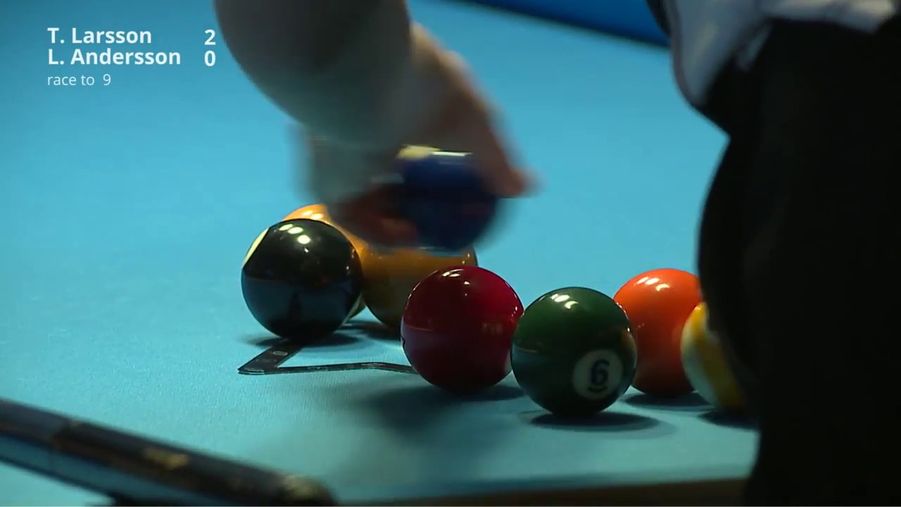 SPT1000 9-ball 8-delsfinal T Larsson - Lukas Andersson