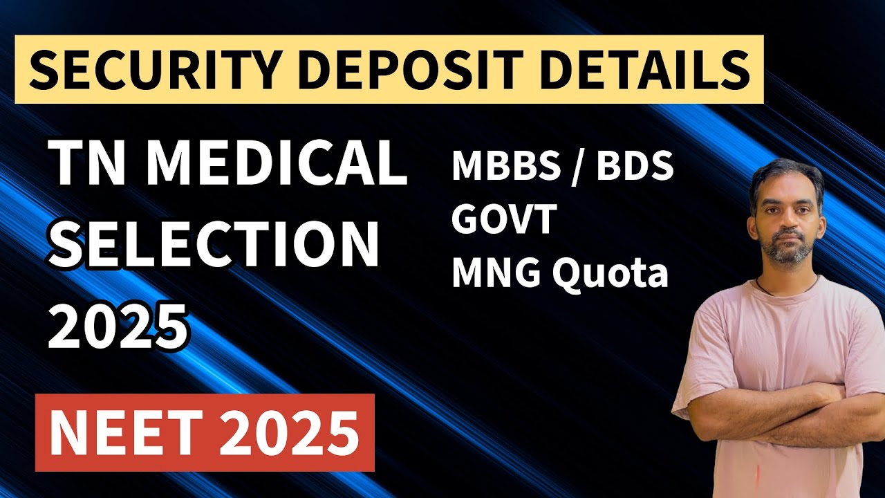 Security Deposit | TN Medical Selection 2025