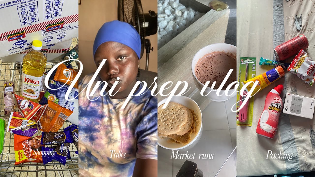 UNI PREP VLOG: Back to school szn, Market runs, packing and more….