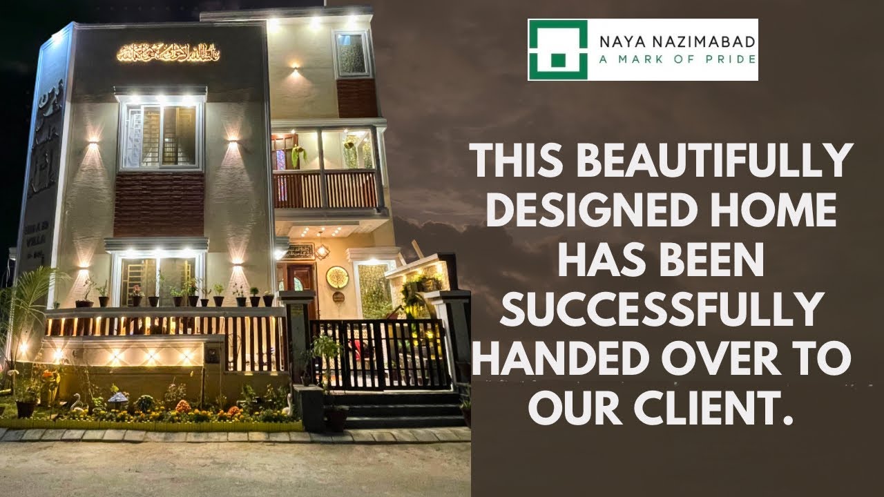 Naya Nazimabad | Block C | Stunning 120 Sq Yards House successfully delivered | Luxury Home Tour 