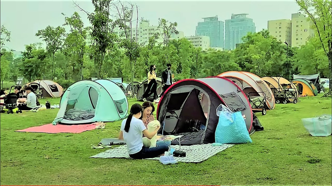 Yeouido ... и круиз по парку реки Хан ...