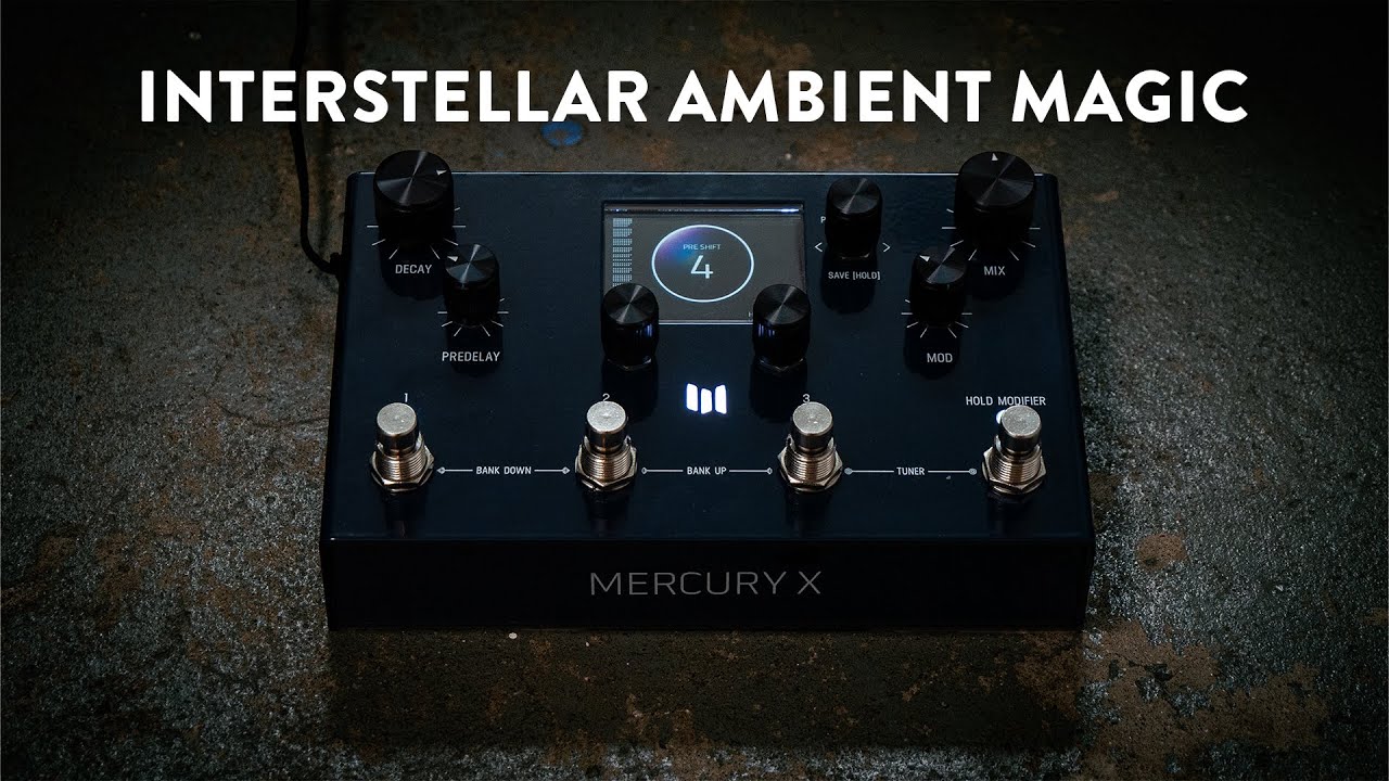 Meris MercuryX Modular Stereo Reverb Demo