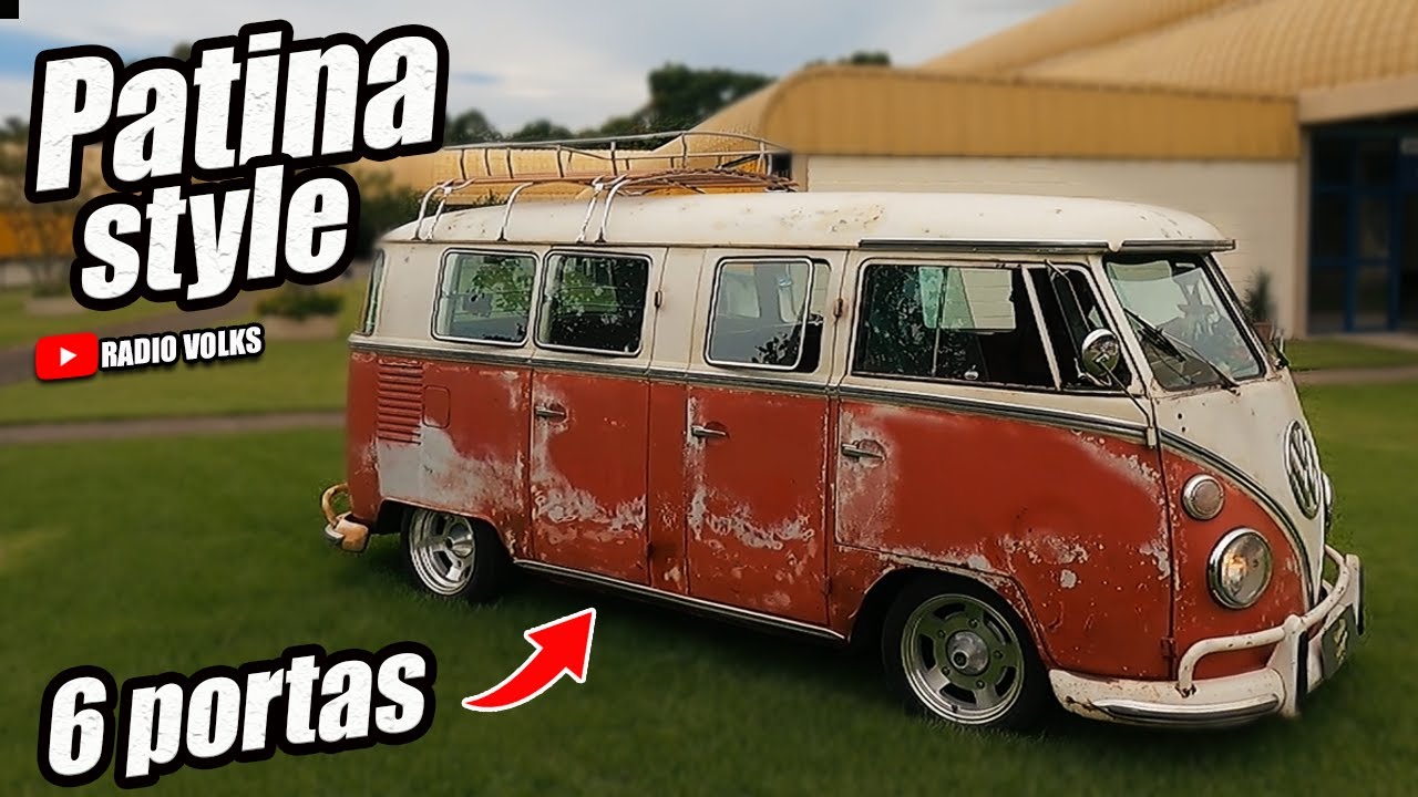 VW KOMBI 6 PORTAS PATINA STYLE - RARIDADE - Sintoniza ai !!! - R&aacute;dio Volks