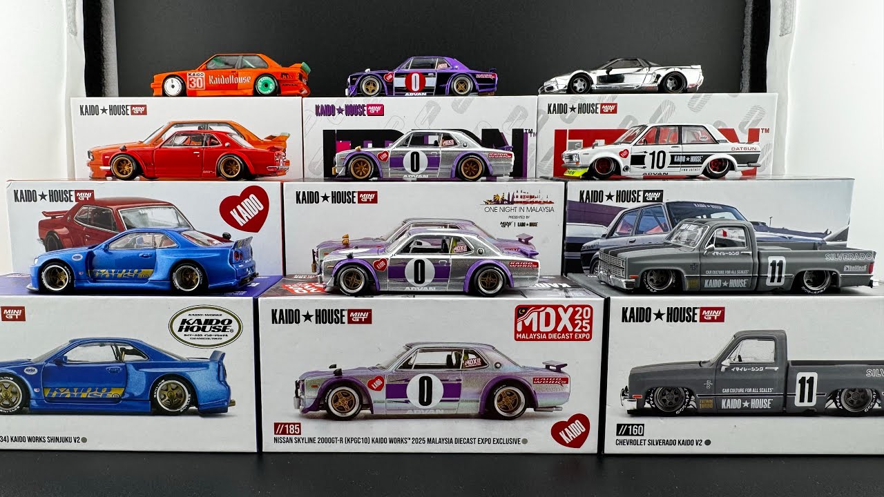 Kaido House Heat Keeps Coming: Limited NSX, M3 & Malaysia-Only Skylines