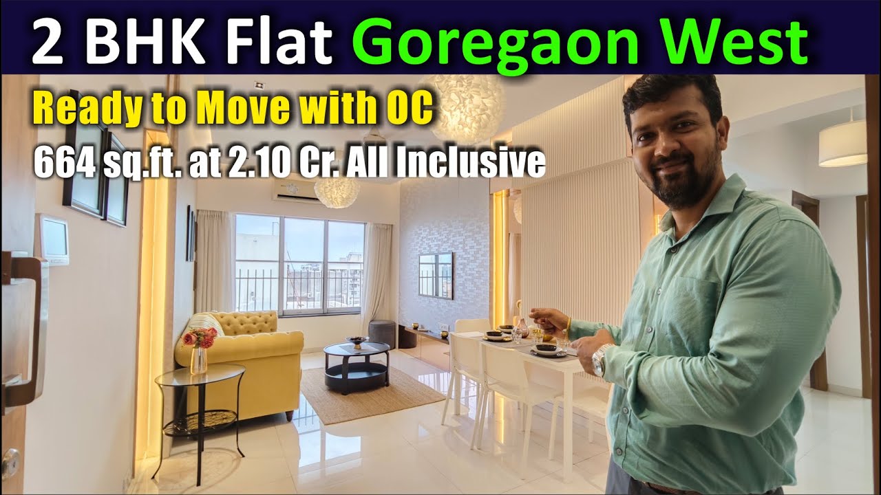 Ready to move 2BHK flat in Goregaon West / 2bhk in Goregaon / Ready to move flat / Near station