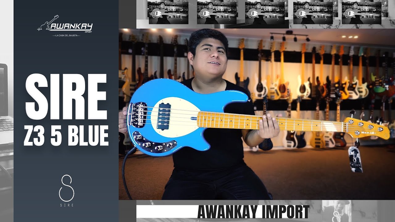 BAJO SIRE Z3 BLUE Marcus Miller / Test y Review por Alvaro Sovero