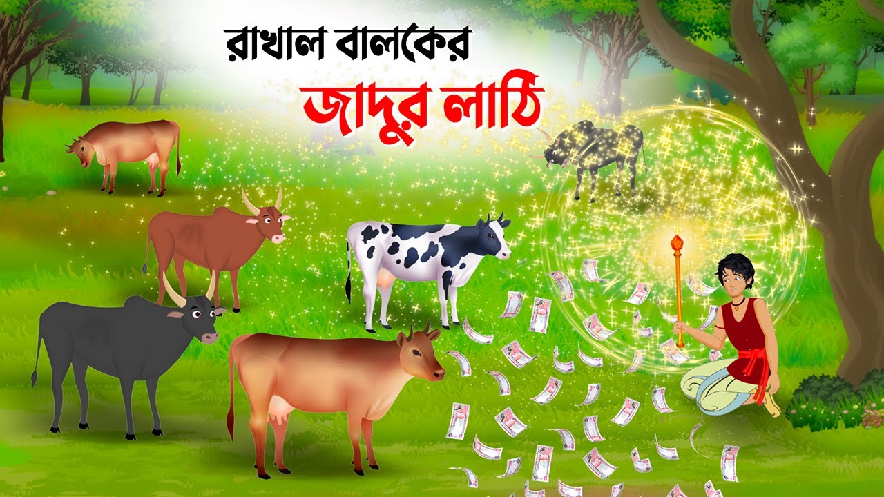 রাখাল বালকের জাদুর লাঠি | Bengali Moral Stories Cartoon | Thakumar Jhuli Bangla Golpo | Dhada Point
