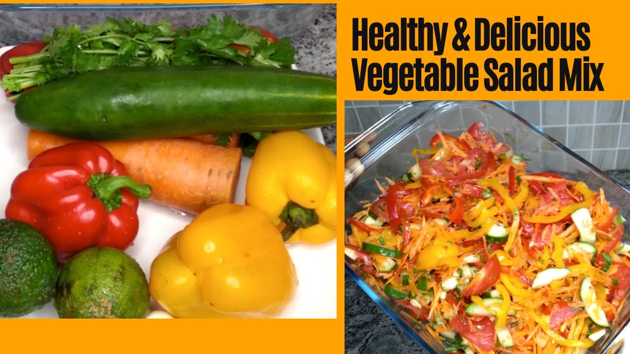 Cucumber Tomato Mixed Salad || Vegetable Salad